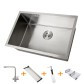 Комплект кухонної мийки та змішувача з нержавіючої сталі NS-6845