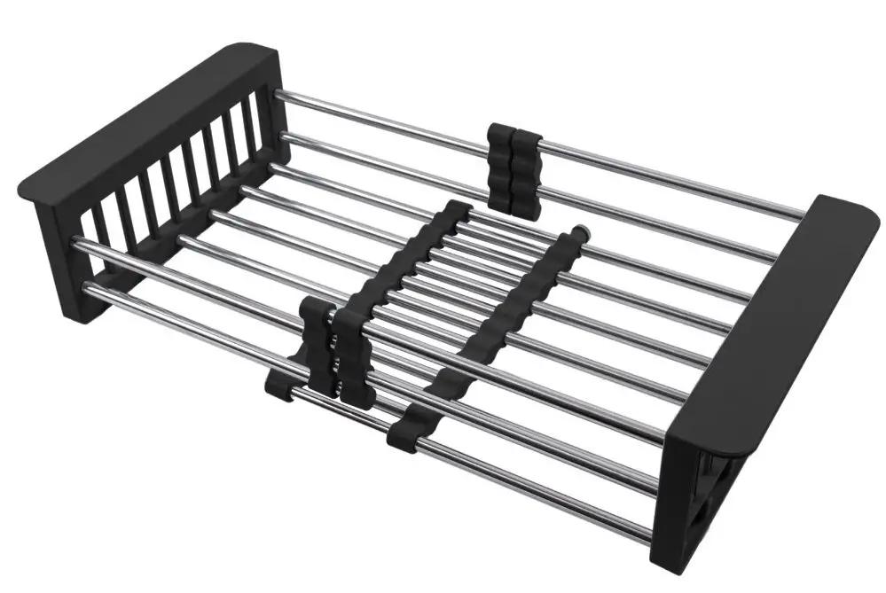 Комплект черной кухонной мойки и смесителя из нержавеющей стали NB-6845