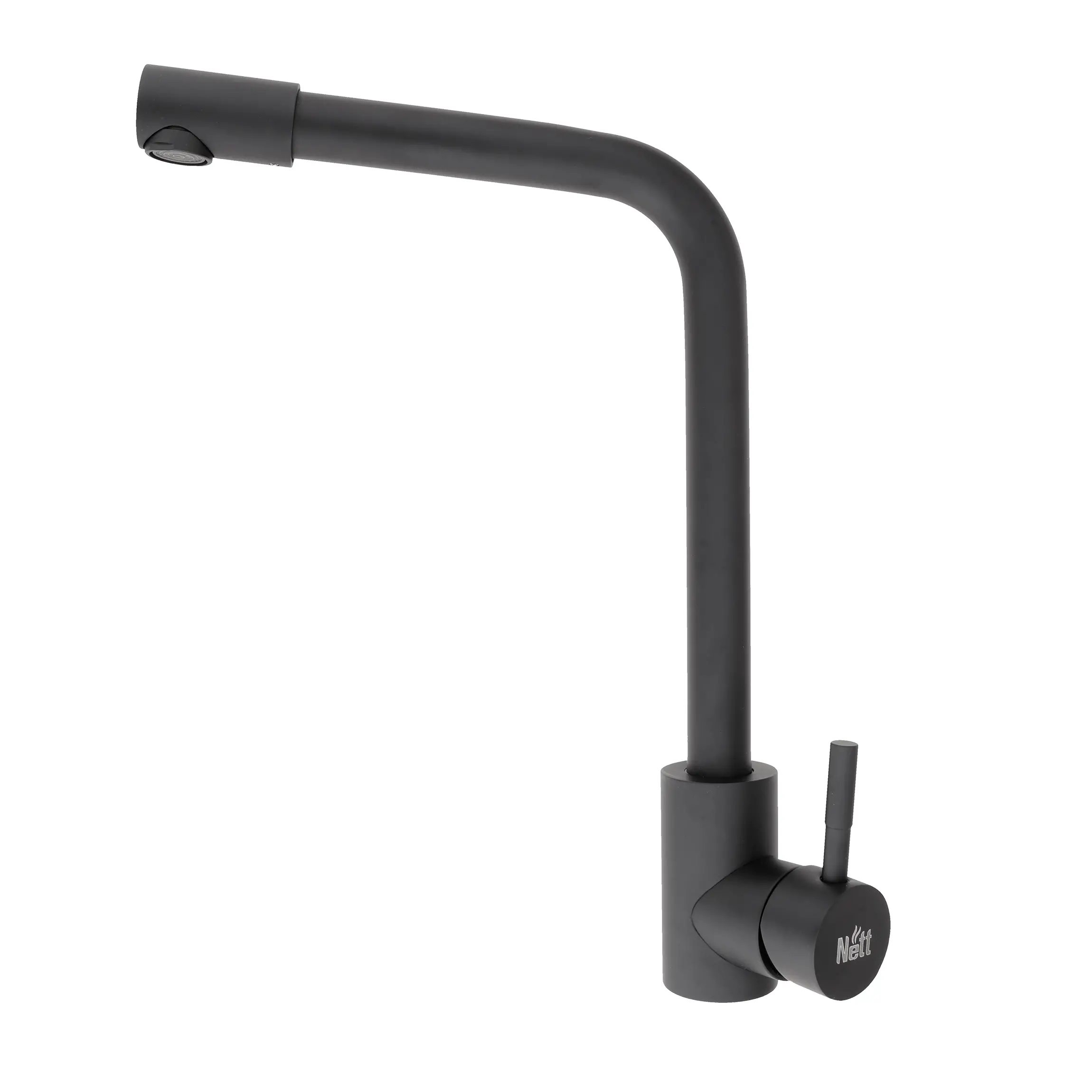 Комплект чорної кухонної мийки та змішувача з нержавіючої сталі NB-6045