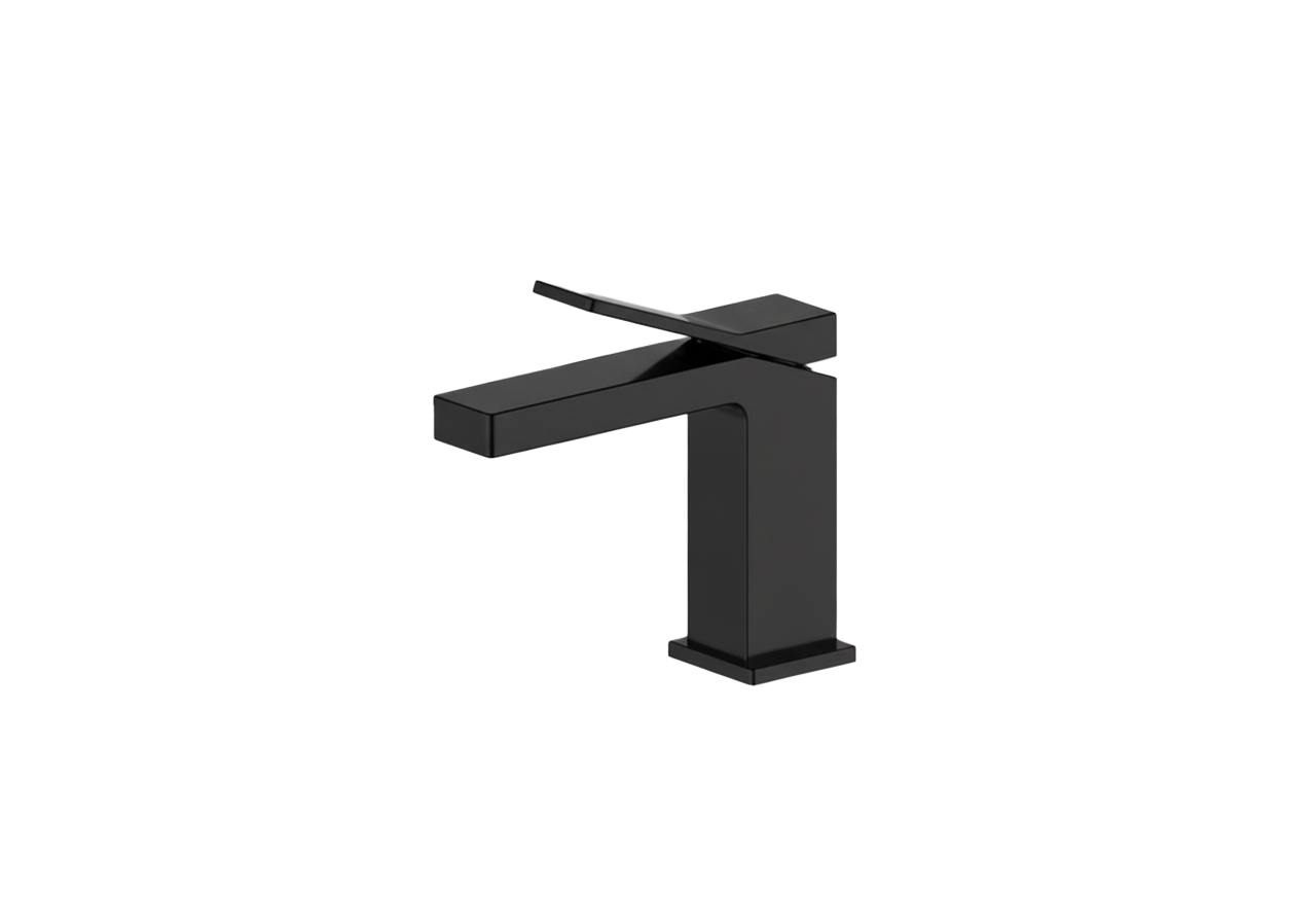 Комплект чорного змішувача на раковину, душової системи та гігієнічного душа Nett UB-51 + TSB-521 + Gappo G7207-60