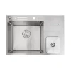 Кухонна мийка з нержавіючої сталі з вбудованим смітником Nett NSM-7047 фото №7