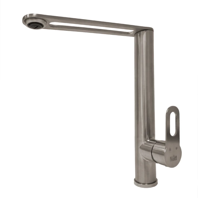 Змішувач кухонний для мийки з нержавійки Nett OS-30 фото