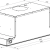 Вытяжка на кухню встроенная черная 50 см Nett HB-5230 фото №5