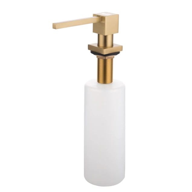 Дозатор для кухонної мийки золотий врізний Nett DTG-300 фото