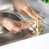 Дозатор для кухонної мийки золотий врізний Nett DFG-300 фото №3