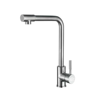 Кухонний змішувач із нержавіючої сталі на 1 воду Nett WS-33 фото