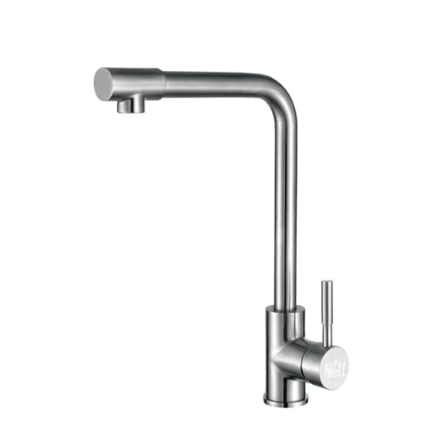 Кухонный смеситель из нержавеющей стали на 1 воду Nett WS-33 фото