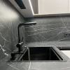 Комбінований змішувач на кухню чорний 4в1 Nett FWB-33 фото №3