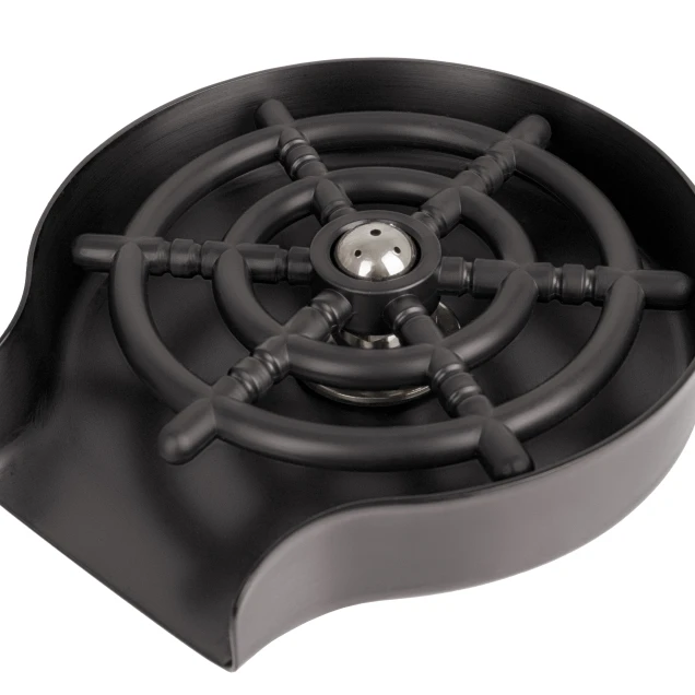 Чорна портативна мийка склянок для кухонної раковини Nett MB-33 фото