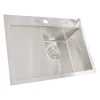 Накладная кухонная мойка с левым крылом Nett NS-6045(L) фото №6