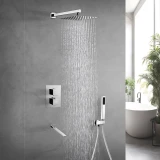 Душова система з термостатом внутрішнього монтажу з виливом Nett TSH-521