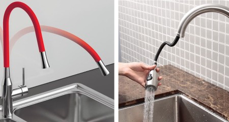 Кухонний змішувач із гнучким або висувним зливом: Який з них вибрати?