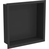 Полиця у ванну кімната вбудована чорна нержавіюча 30 см Nett YB-29