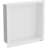 Полиця у ванну вбудована біла металева 30 см Nett YW-29