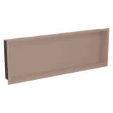 Полиця до ванної вбудована горизонтальна бронзова Nett YBr-92