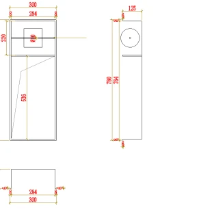 Ніша настінна в туалет вбудована біла Nett TW-78 фото