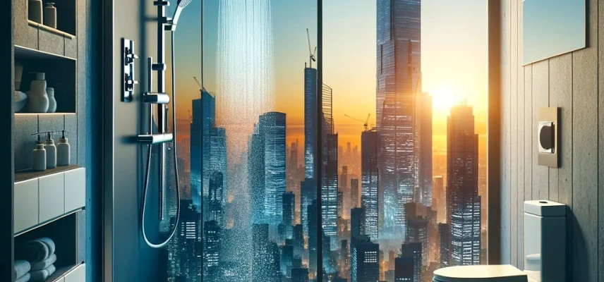 Душевые системы для мегаполисов: решения для экономии места и воды