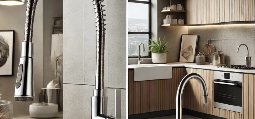 Переваги змішувачів з гнучким виливом для кухні та ванної кімнати