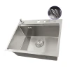 Накладная кухонная мойка из нержавейки 1.5 мм кухонная станция Nett NS-5747 фото №2