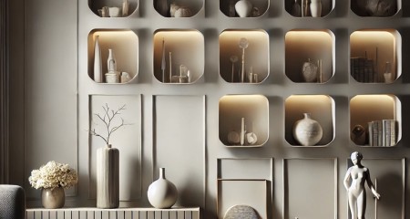 Як зробити настінні ніші центром уваги в інтер'єрі