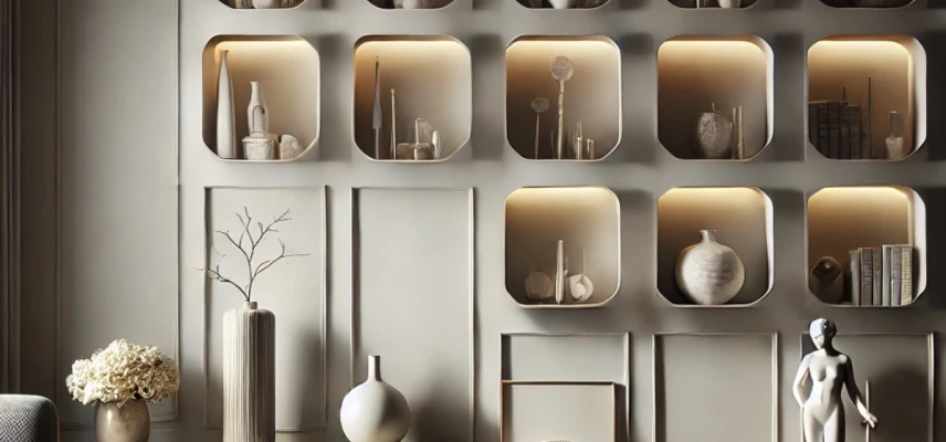 Як зробити настінні ніші центром уваги в інтер'єрі