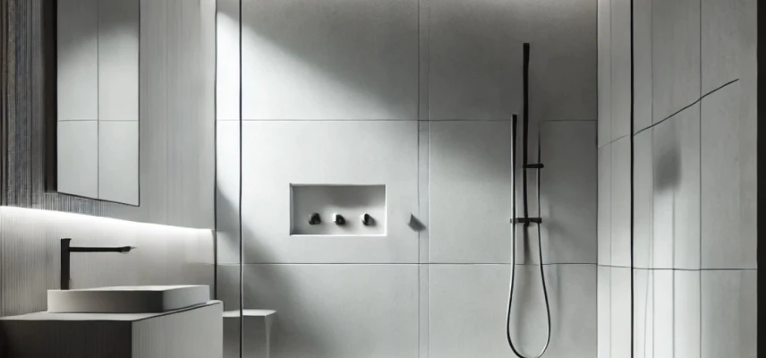 Як створити ідеальну душову зону із системою внутрішнього монтажу