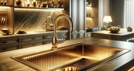 Золоті мийки: розкіш та елегантність у вашій кухні