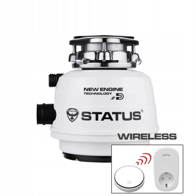 Подрібнювач харчових відходів STATUS NEXT 200 Compact з дистанційним керуванням фото