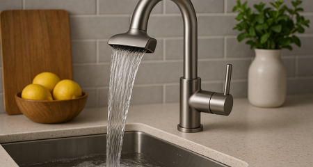 Водоспад у вас на кухні: переваги змішувачів з унікальною функцією