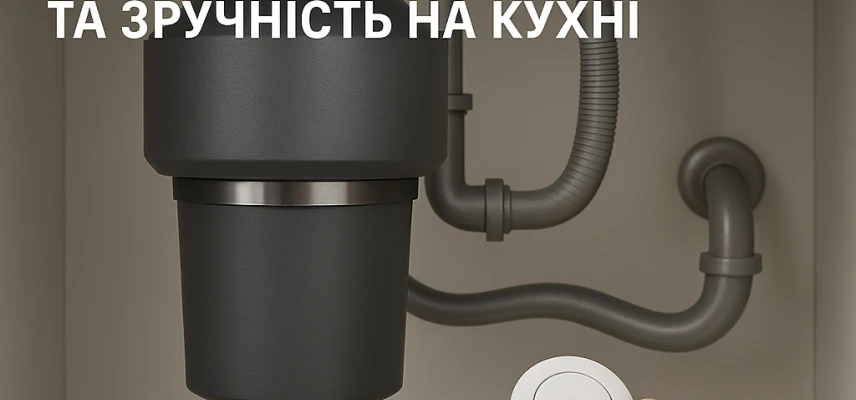 Диспоузер з дистанційним керуванням: максимальний комфорт та зручність на кухні