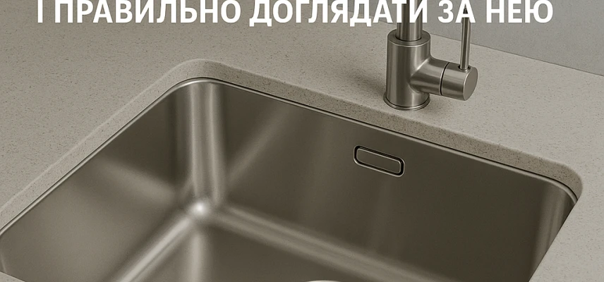 Як вибрати якісну кухонну мийку з нержавіючої сталі і правильно доглядати за нею
