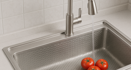 Мийка з нержавіючої сталі з покриттям Honeycomb: міцність, стиль та інновації для вашої кухні