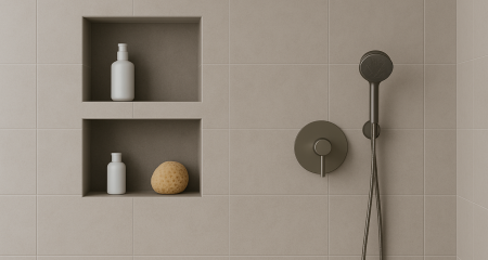 Вбудовані ніші у ванній: економимо простір з розумом