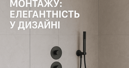Душові системи внутрішнього монтажу: елегантність у дизайні