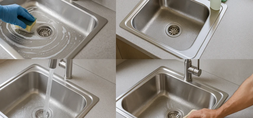 Пам’ятка: як після встановлення мийки з нержавіючої сталі підготувати її для повсякденного користування