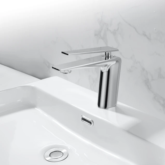 Хромований кран на раковину Nett ZH-33 фото