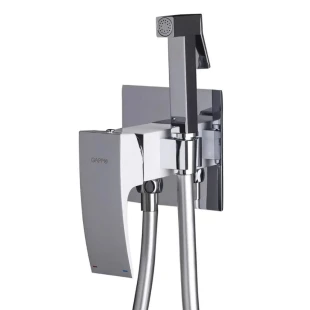 Вбудований гігієнічний душ GAPPO G7207-8, білий/хром фото