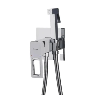 Вбудований гігієнічний душ GAPPO G7217-8, білий/хром фото