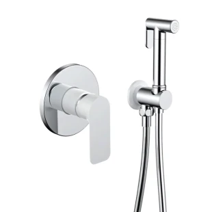 Вбудований гігієнічний душ GAPPO G7248, білий/хром фото