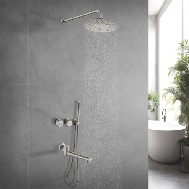 Душова система прихованого монтажу з повортним виливом Nett TSS-99 фото