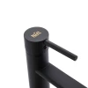 Черный смеситель для раковины внешнего монтажа Nett VB-99 фото №5