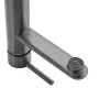 Графитовый кран с нержавеющей стали на раковину Nett VGr-99 фото №7