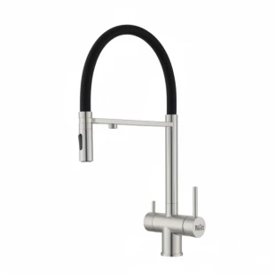 Змішувач з підключенням до фільтрованої води нержавіючий Nett GFS-56 фото