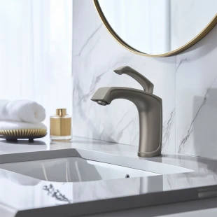 Змішувач графіт на умивальник Nett PGr-33 фото