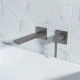 Змішувач з PVD покриттям графіт у ванну Nett QGr-22